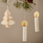 Juldekoration ljus i papper 3 st				