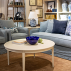 Soffbord Clothilde 100 cm antikgrå