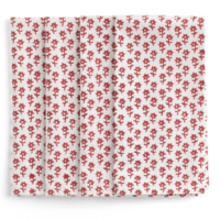 Servett Dancing Star röd 50x50cm 4 st
