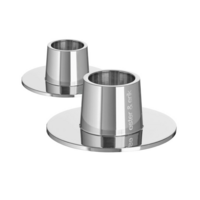 Candleholders medium | Silver | Shiny 