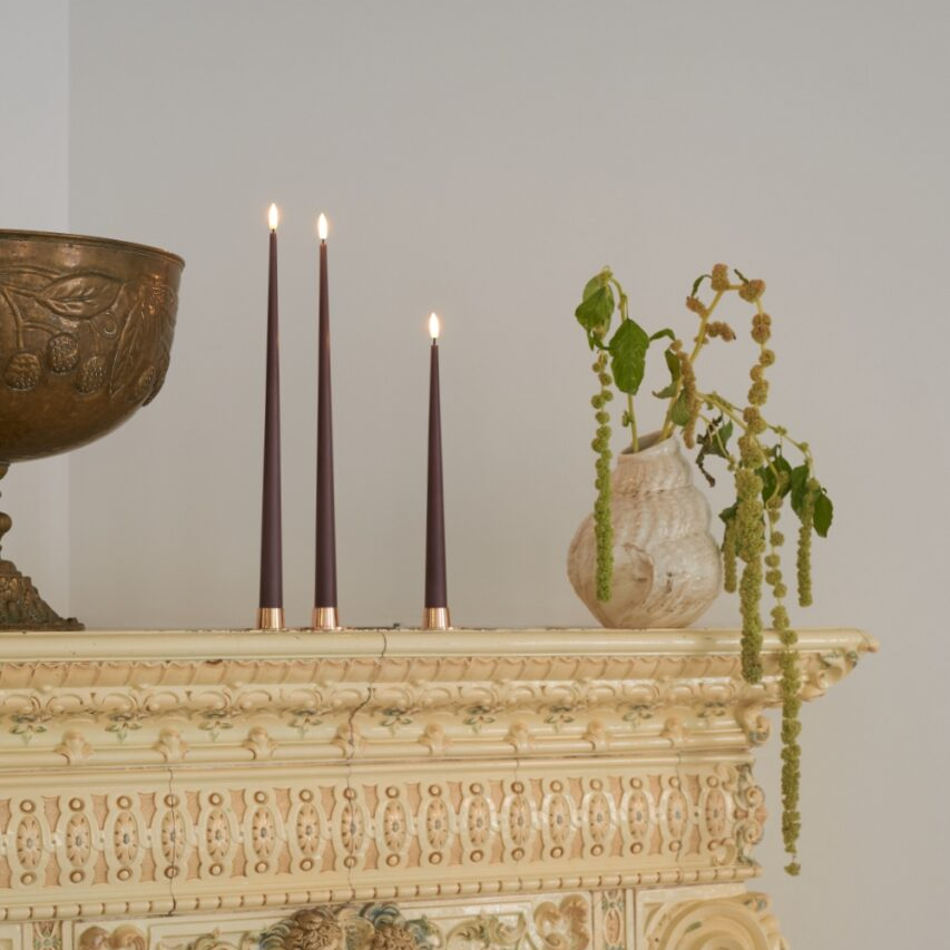 Candleholders medium | Gold | Matt