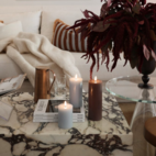 Led-ljus blockljus 15 cm silky