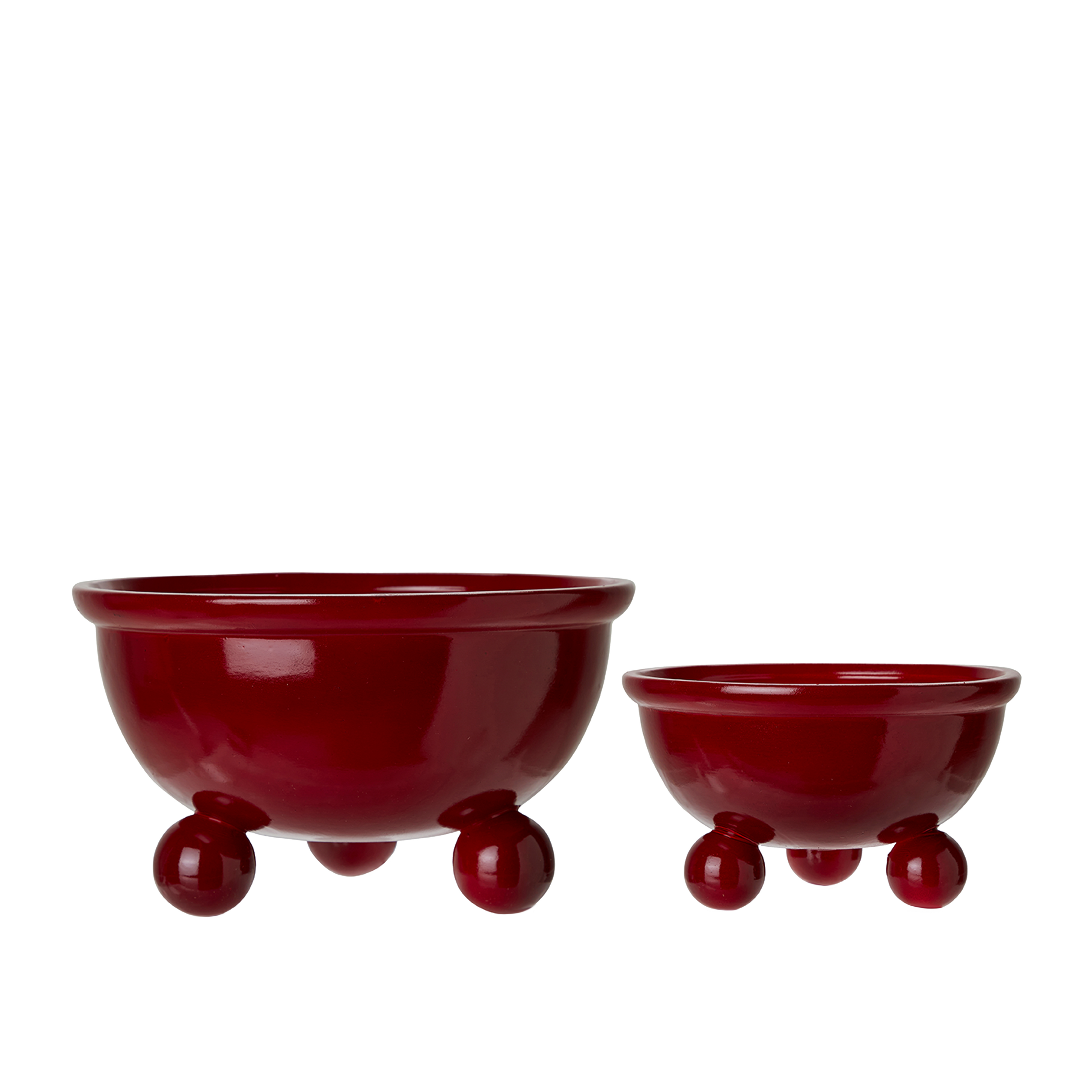 Anya planteringskruka röd set