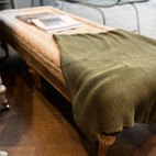 Pläd Misty 125x150 skog