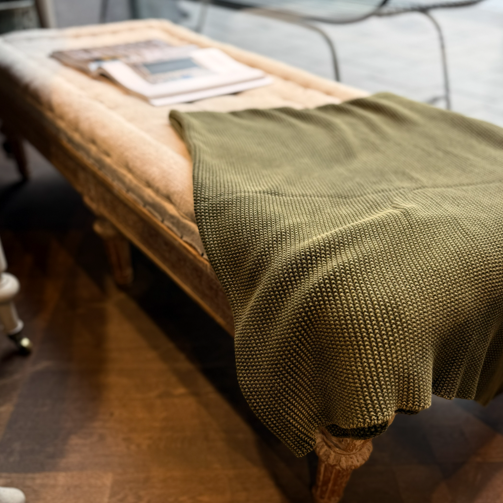 Pläd Misty 125x150 skog