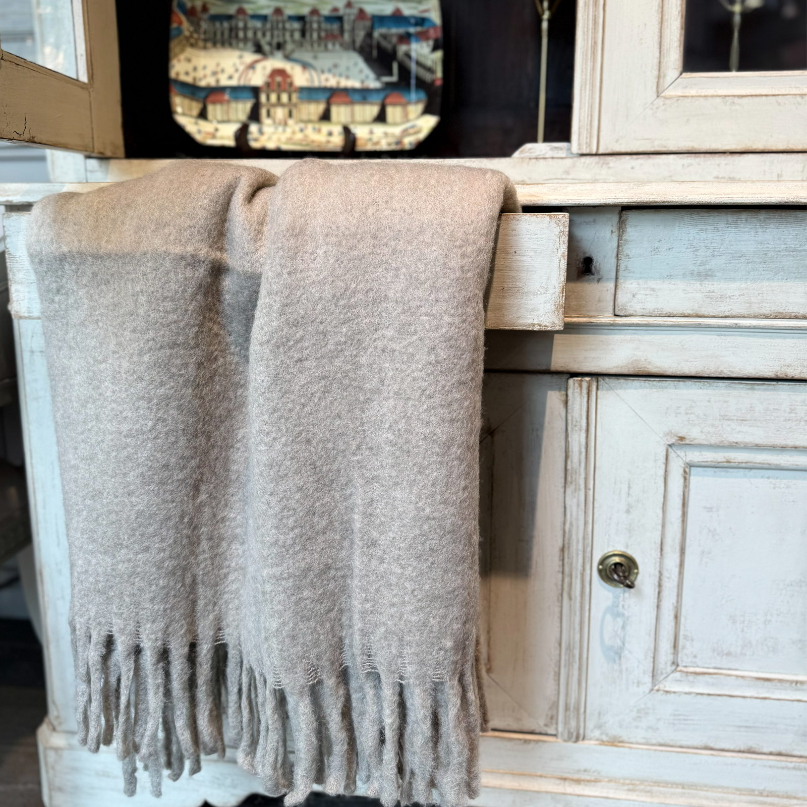 Pläd Morris champagne