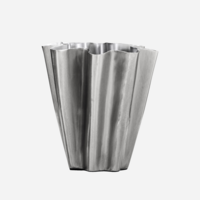 Vas borstad silverfärg