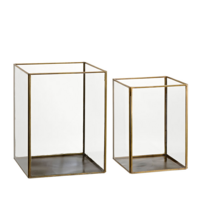 Lyktor Lausanne mässing 2 st