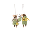 Möss bruna - blomscarf