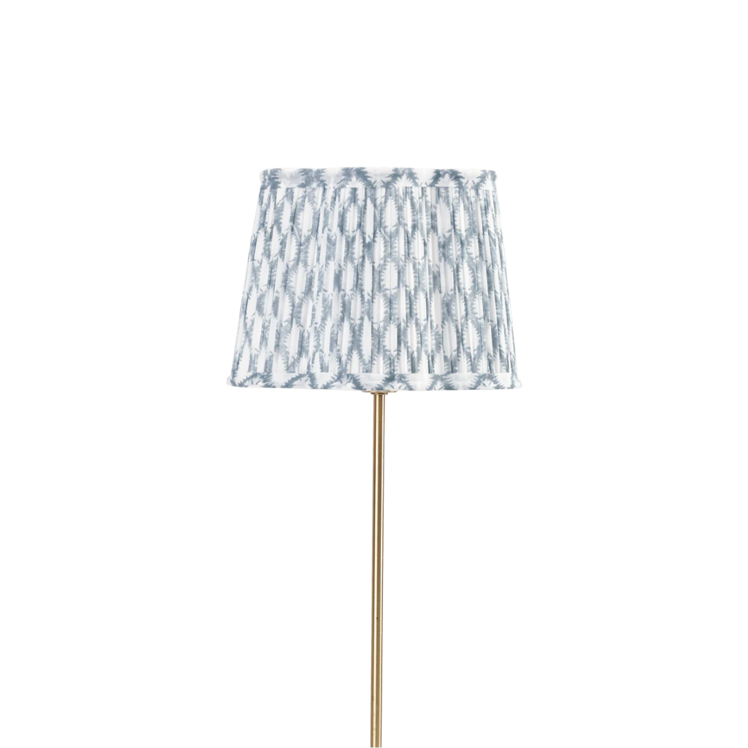Lampskärm Scallop - Cypress - Cornflower - 30 cm