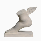 Skulptur Hermes fot