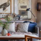 Kuddfodral Parrot Open Blå 