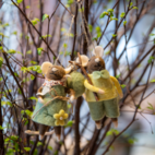 Möss bruna - blomscarf