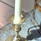 Ljusmanschett Glas stor