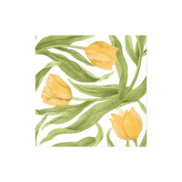 Pappersservett Tulpan