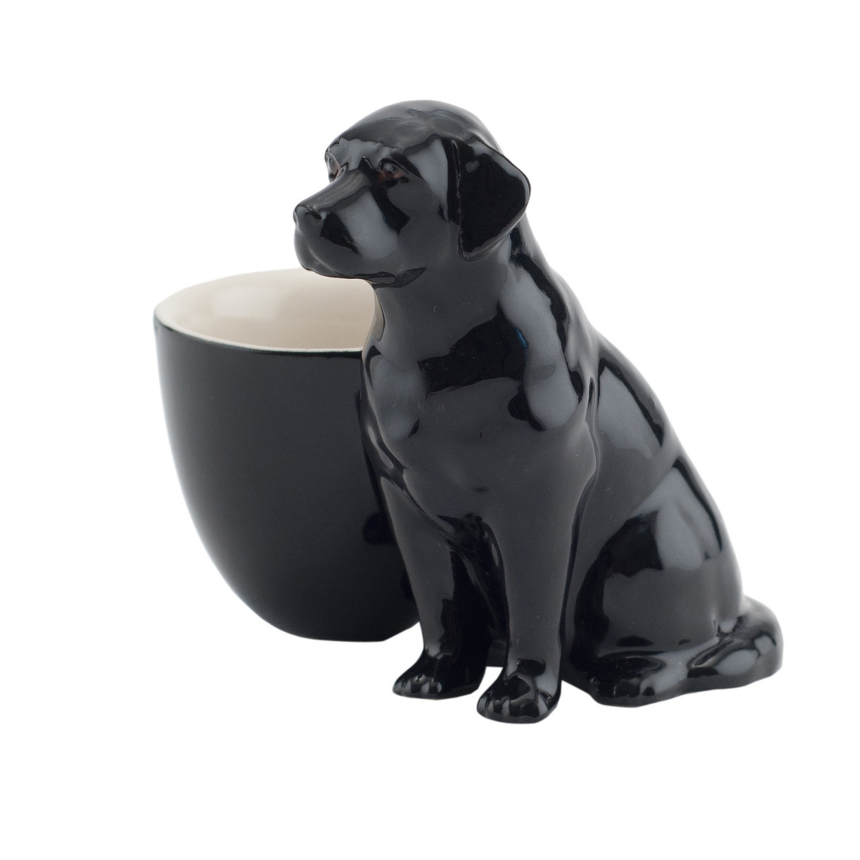 Äggkopp Labrador svart