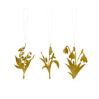 Påskhänge Lilly mässingsfärg