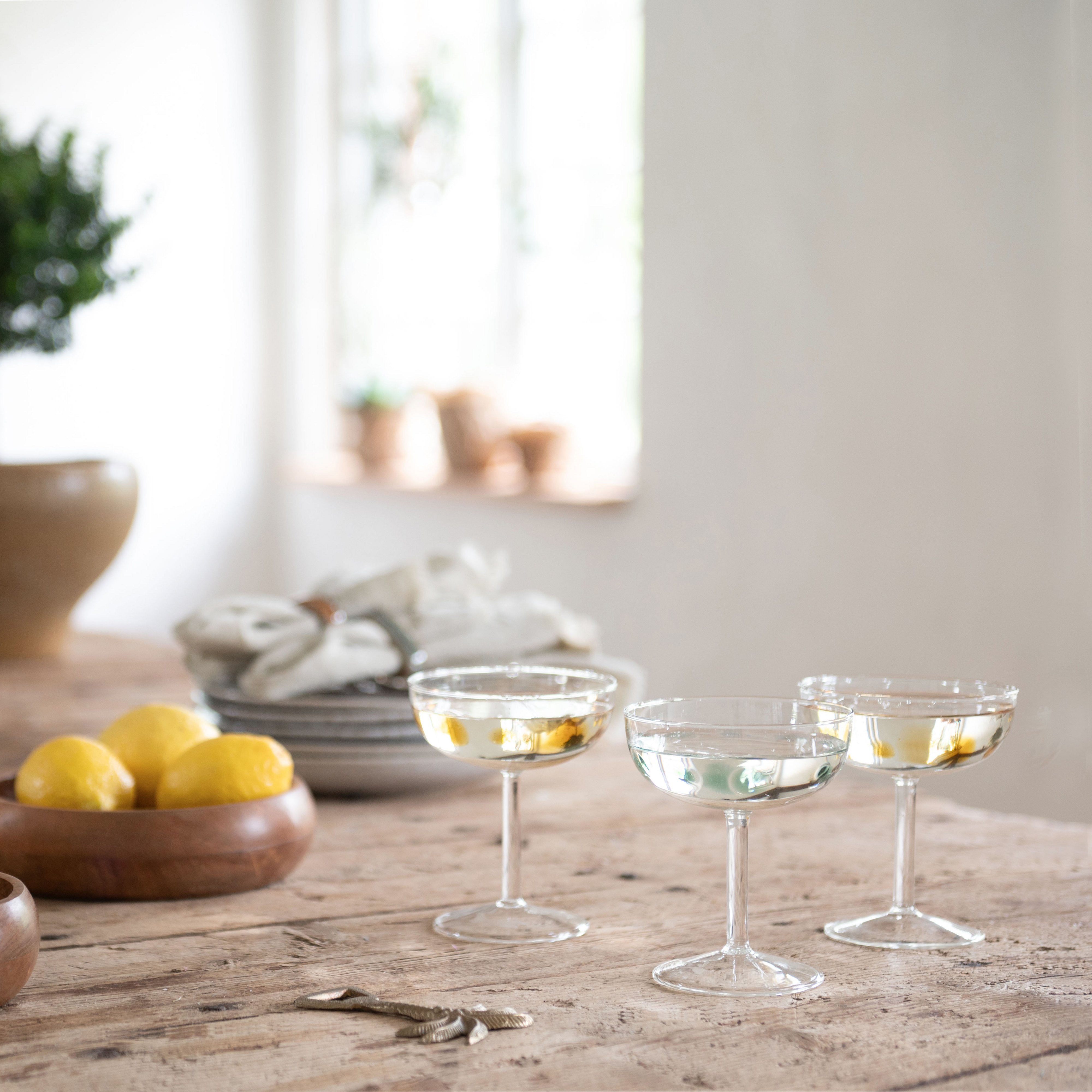 Coupéglas Cleo Blå