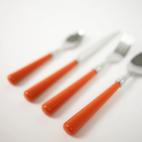 Bestickset Lotta orange set om 24