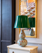 Bordslampa Famille Verte Flowers