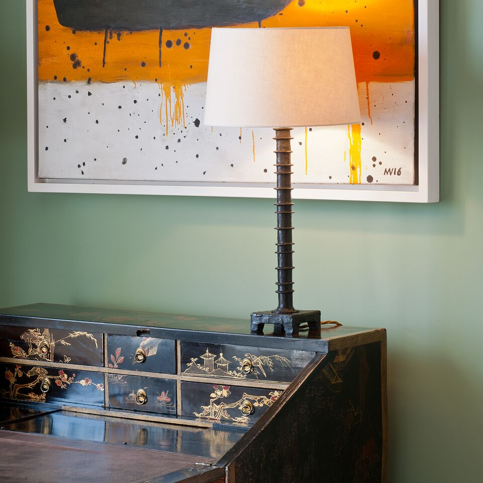 Bordslampa Bobbin Column Bronze