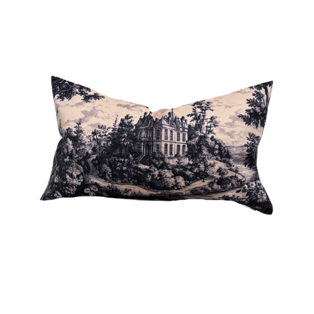 Kuddfodral Jouy de toile contry 30x50