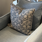 Kuddfodral Paradise Mörkblå 50x50cm