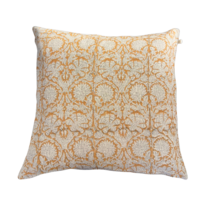 Kuddfodral linne Paradise Ochre 50x50cm