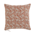Kuddfodral linne Jodpur Terracotta 50x50