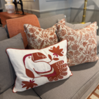 Kuddfodral Cristobal Korall 40x55 cm