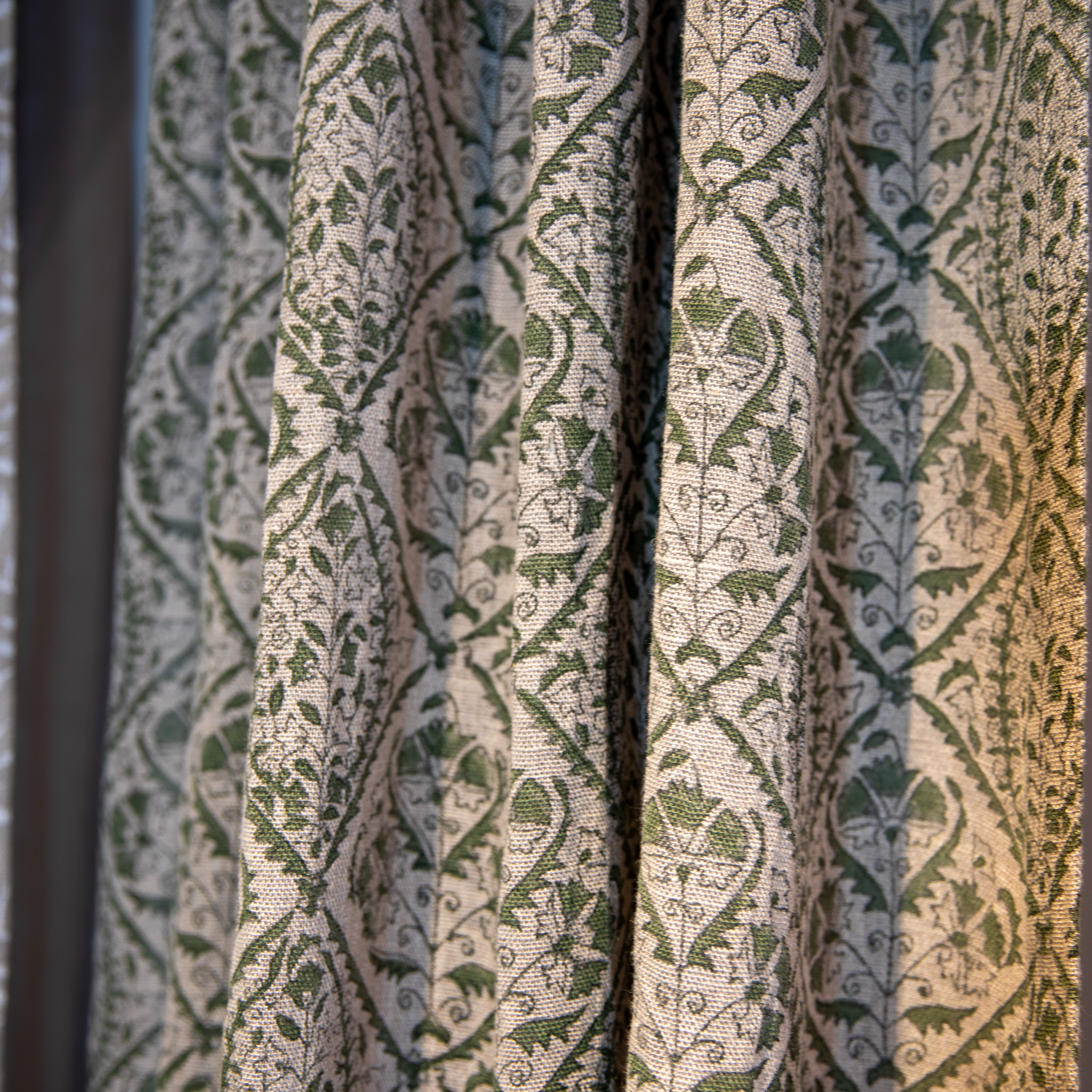 Gardinlängd Jaipur Moss green 150x250