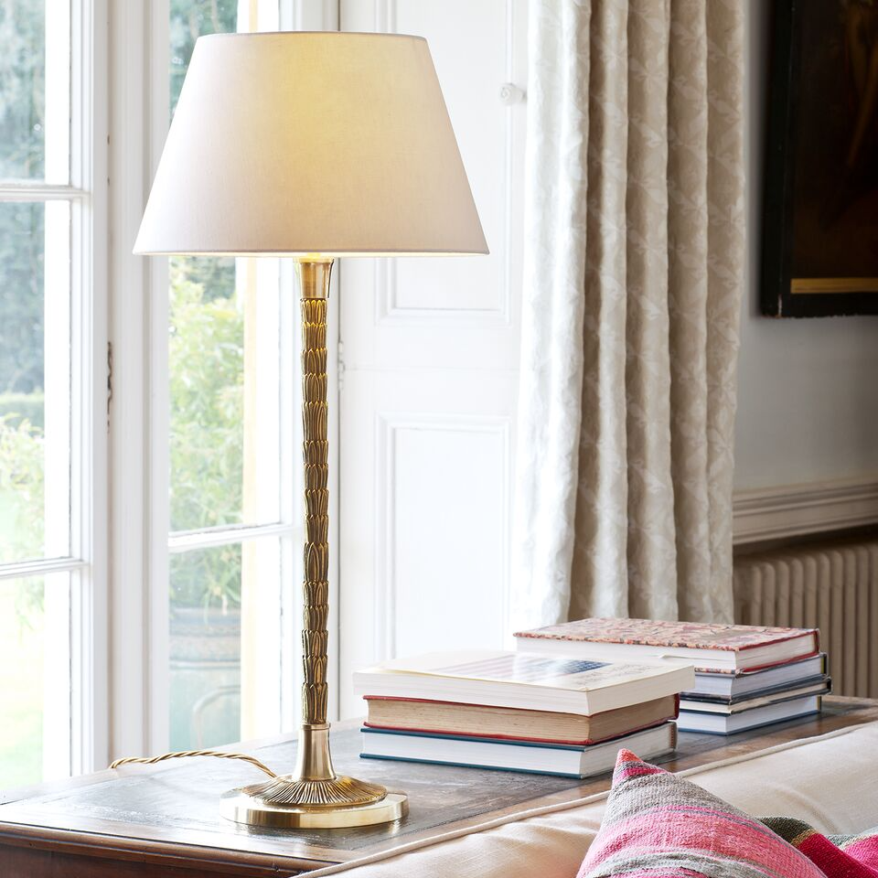 Bordslampa Acanthus Column Brass