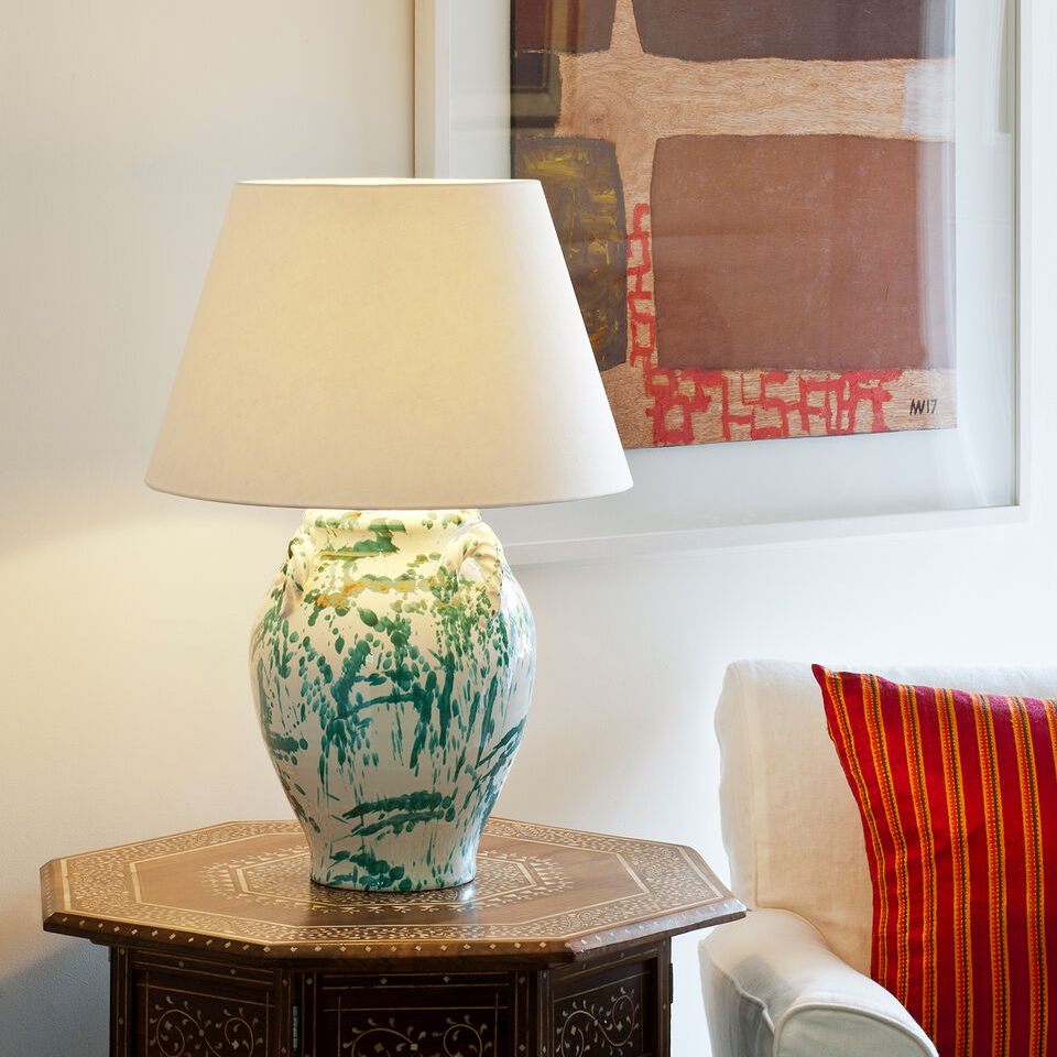 Bordslampa Rutherford Urn Green