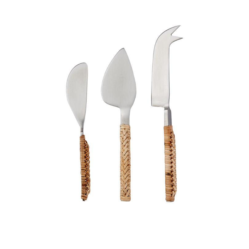 Ostkniv, set om 3 Silverfärgad