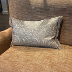 Kuddfodral 40x60 Amla linne med fransar