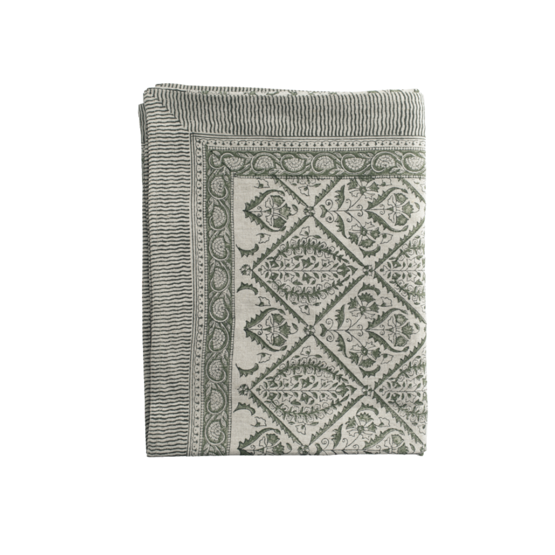 Duk Jaipur - Moss Green 170x270cm