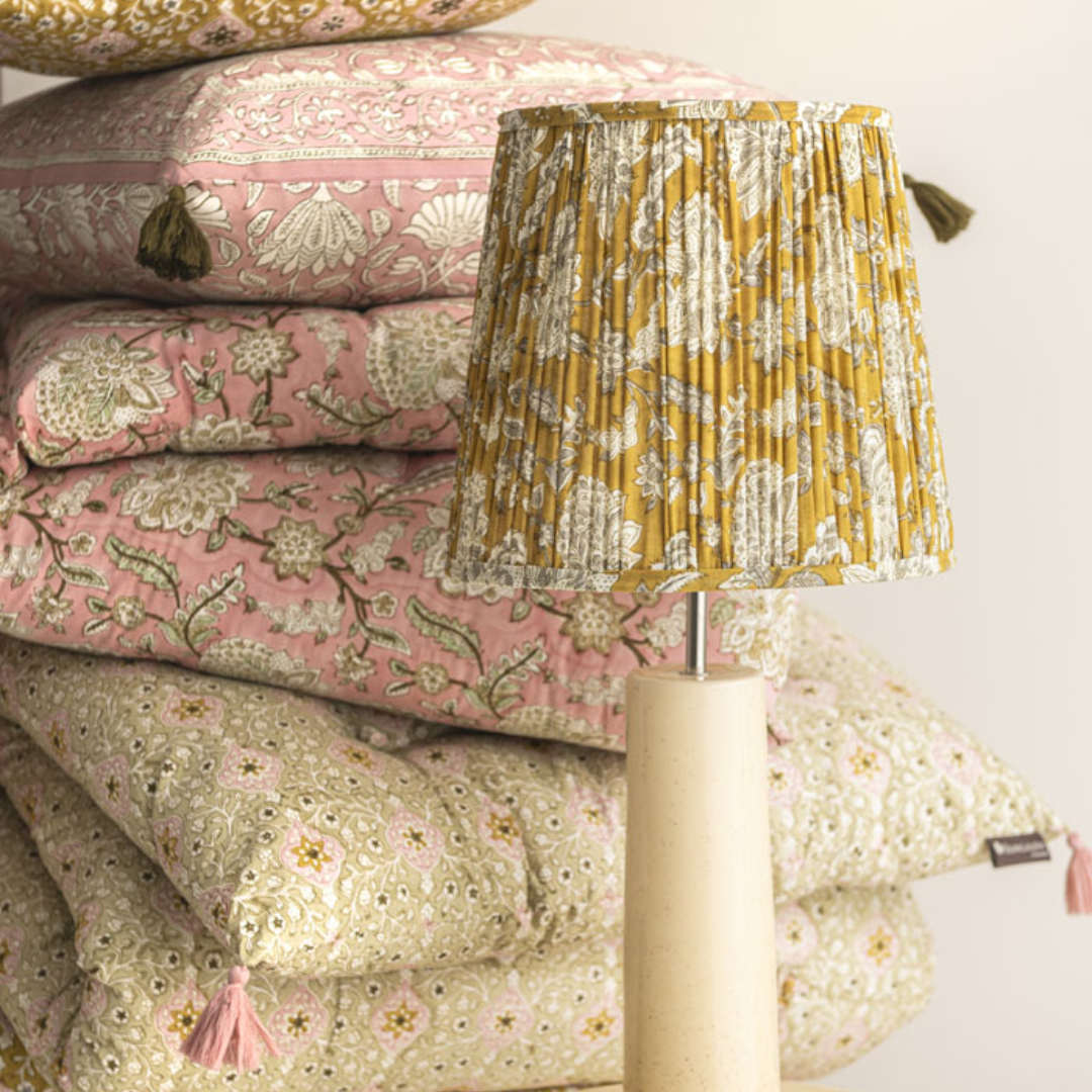 Lampskärm Yamini Mustard 27 cm