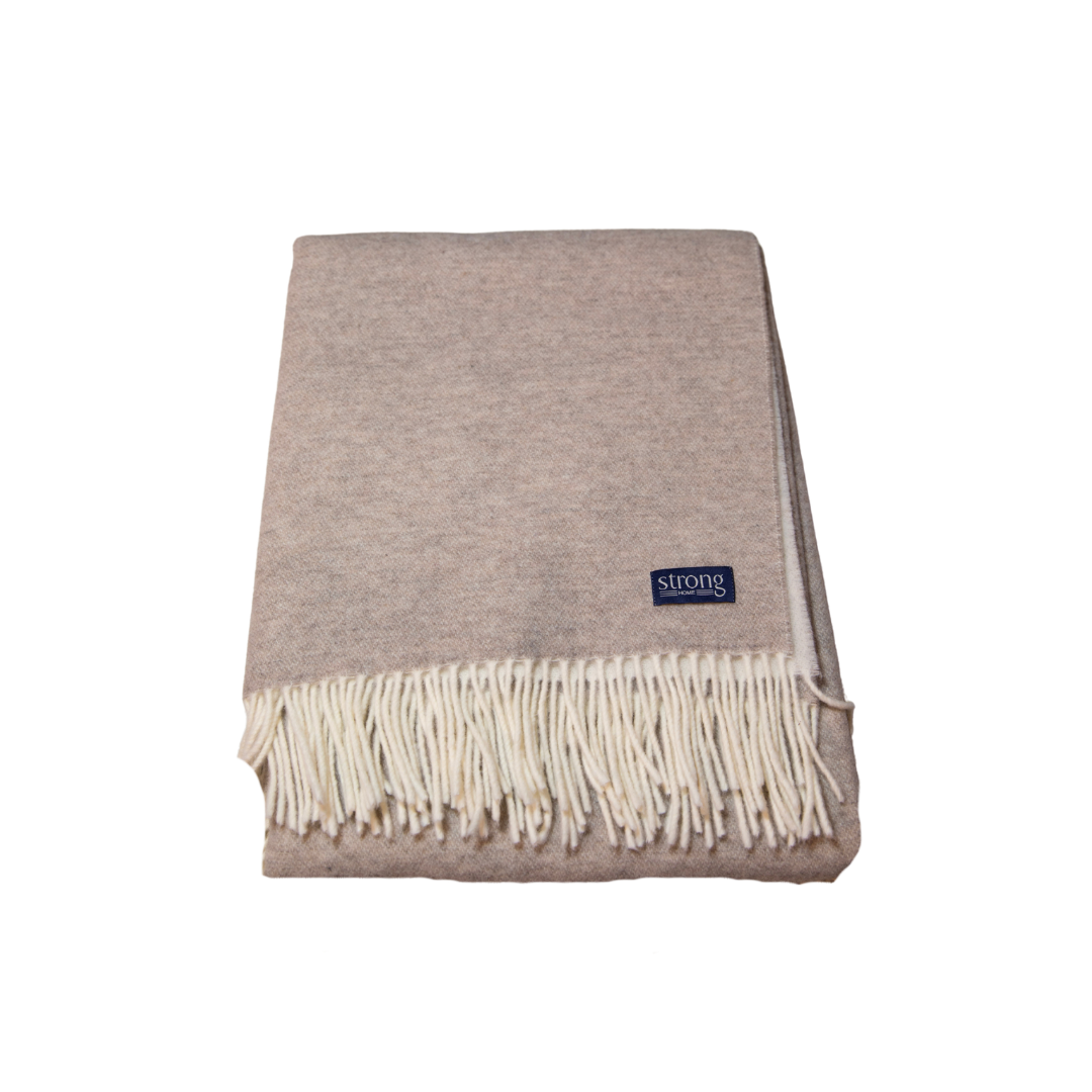 Pläd Camel Melange