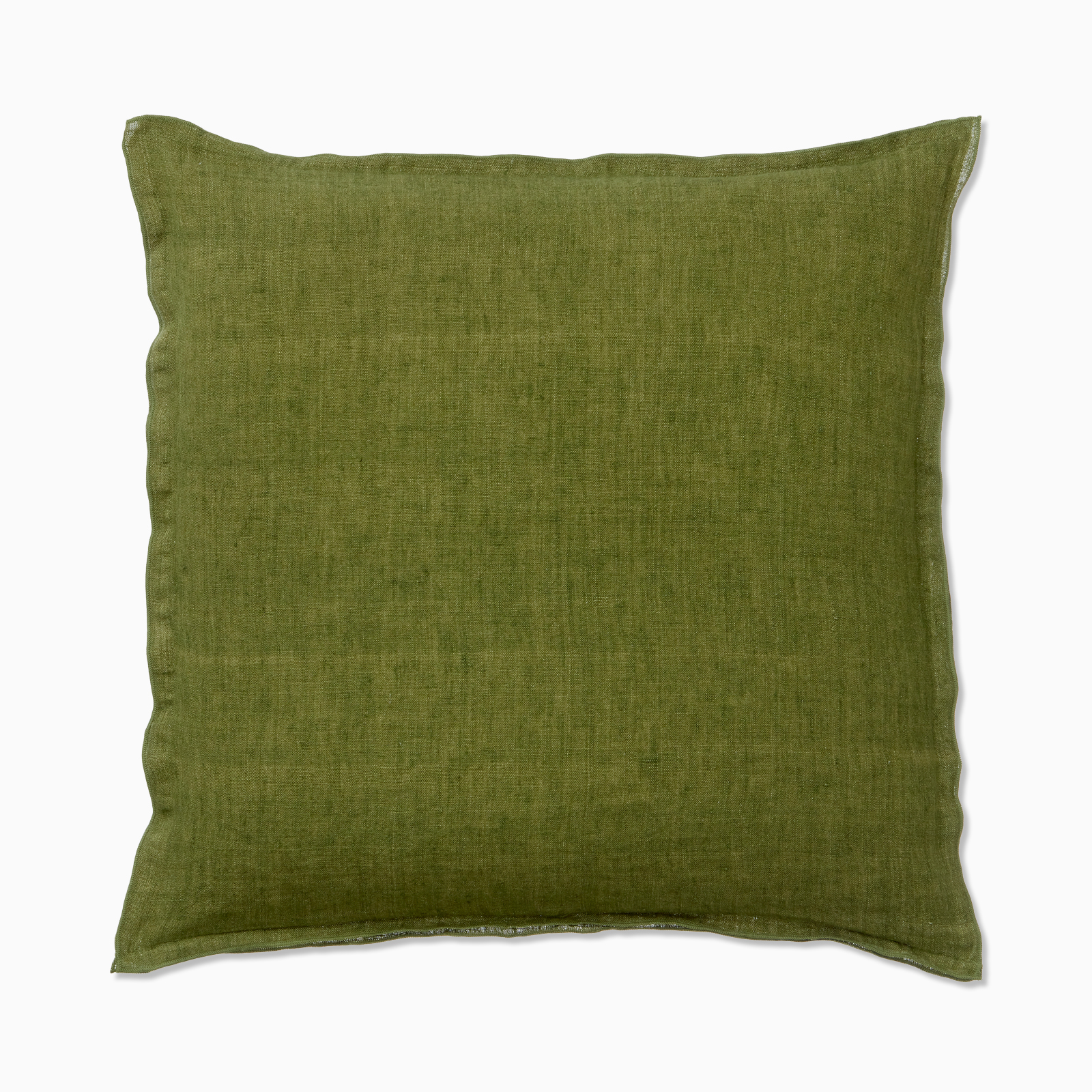 Kuddfodral grön linne 50x50 cm