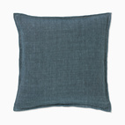 Kuddfodral 50x50 blå linne