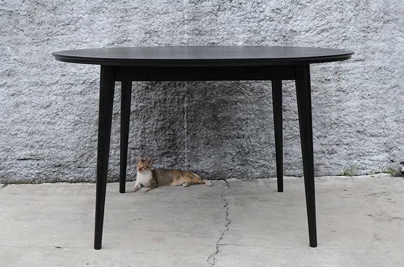 Matbord Omelette 130cm brun