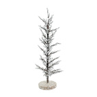 Träd med pärlor frostad 60 cm