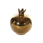 Vas granatäpple guld 12 cm